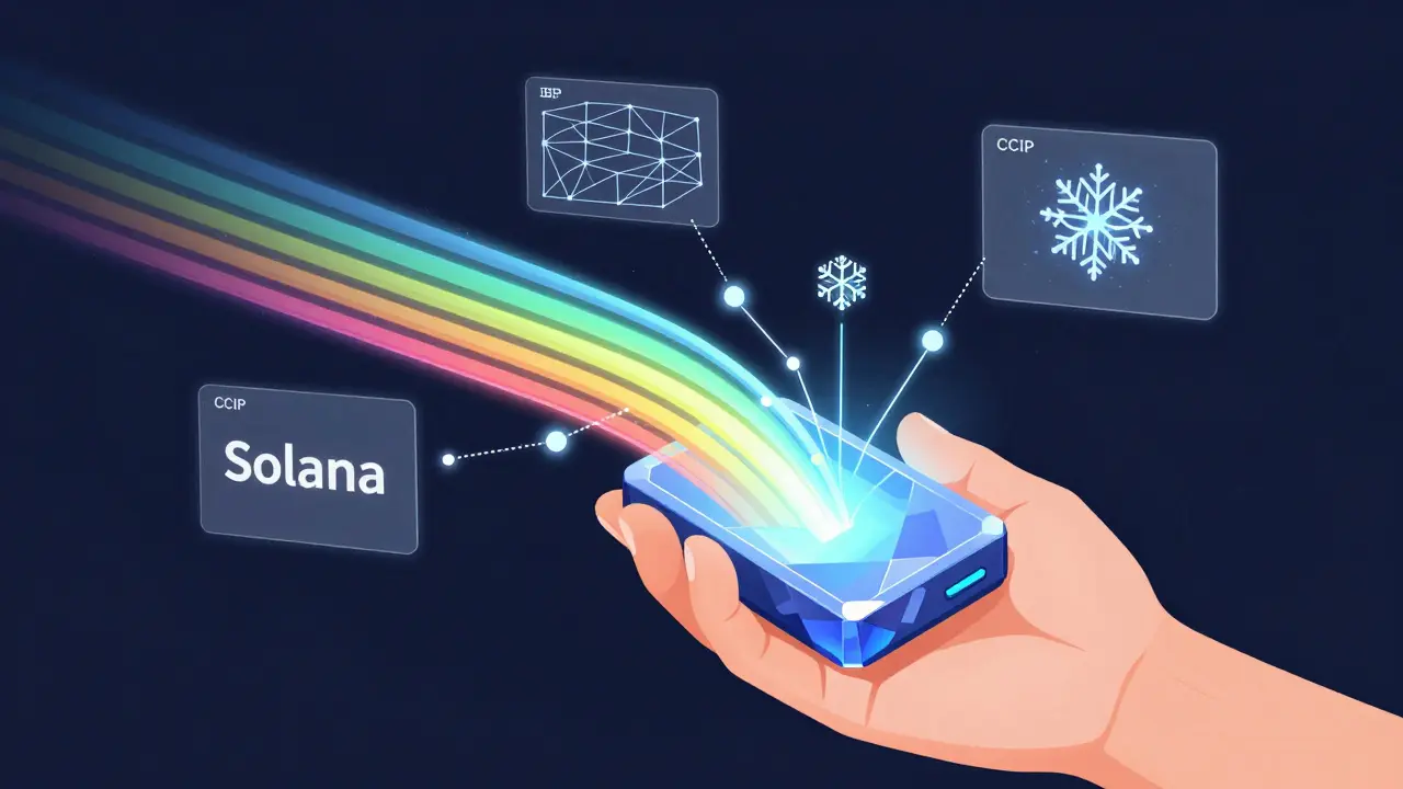 A multi-chain wallet sending seamless data streams to different blockchains without intermediaries.