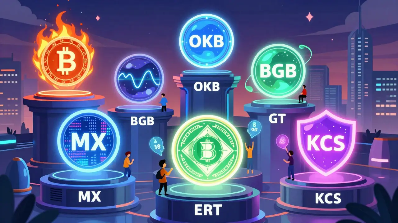 Comparing Major Exchange Tokens: BNB, OKB, BGB, MX, GT, and KCS in 2026