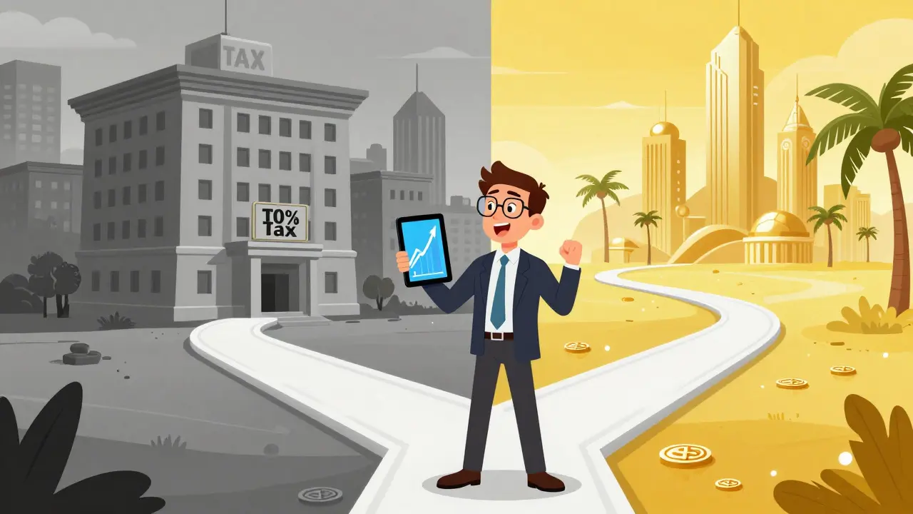 How to Legally Reduce Crypto Taxes Through International Relocation