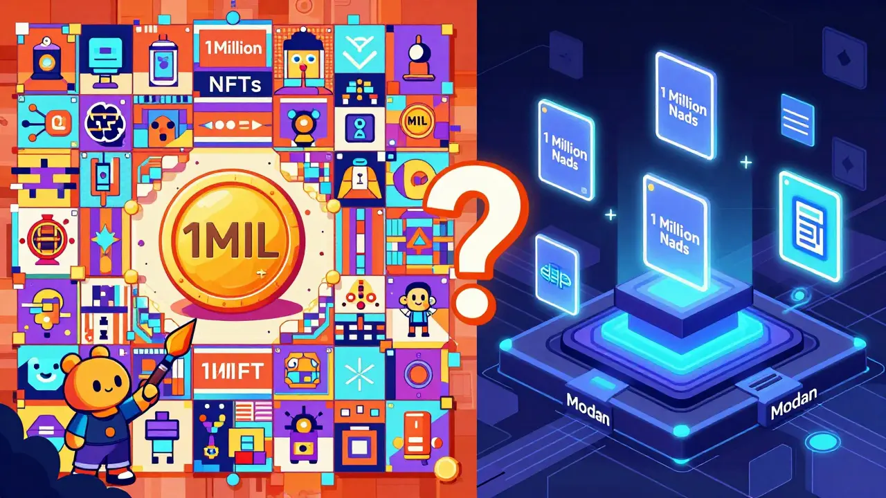 1MIL Airdrop by 1MillionNFTs: Facts, Token Details & Monad Confusion