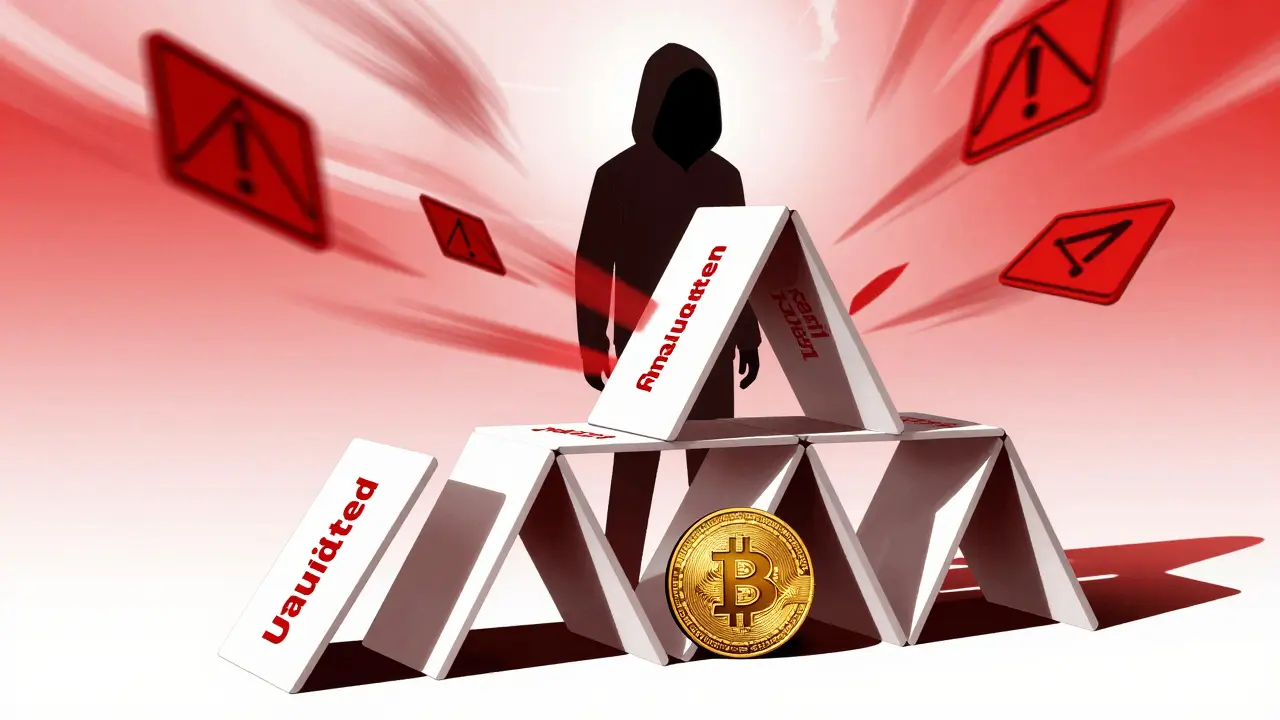 House of cards collapsing under weight of unaudited crypto risks