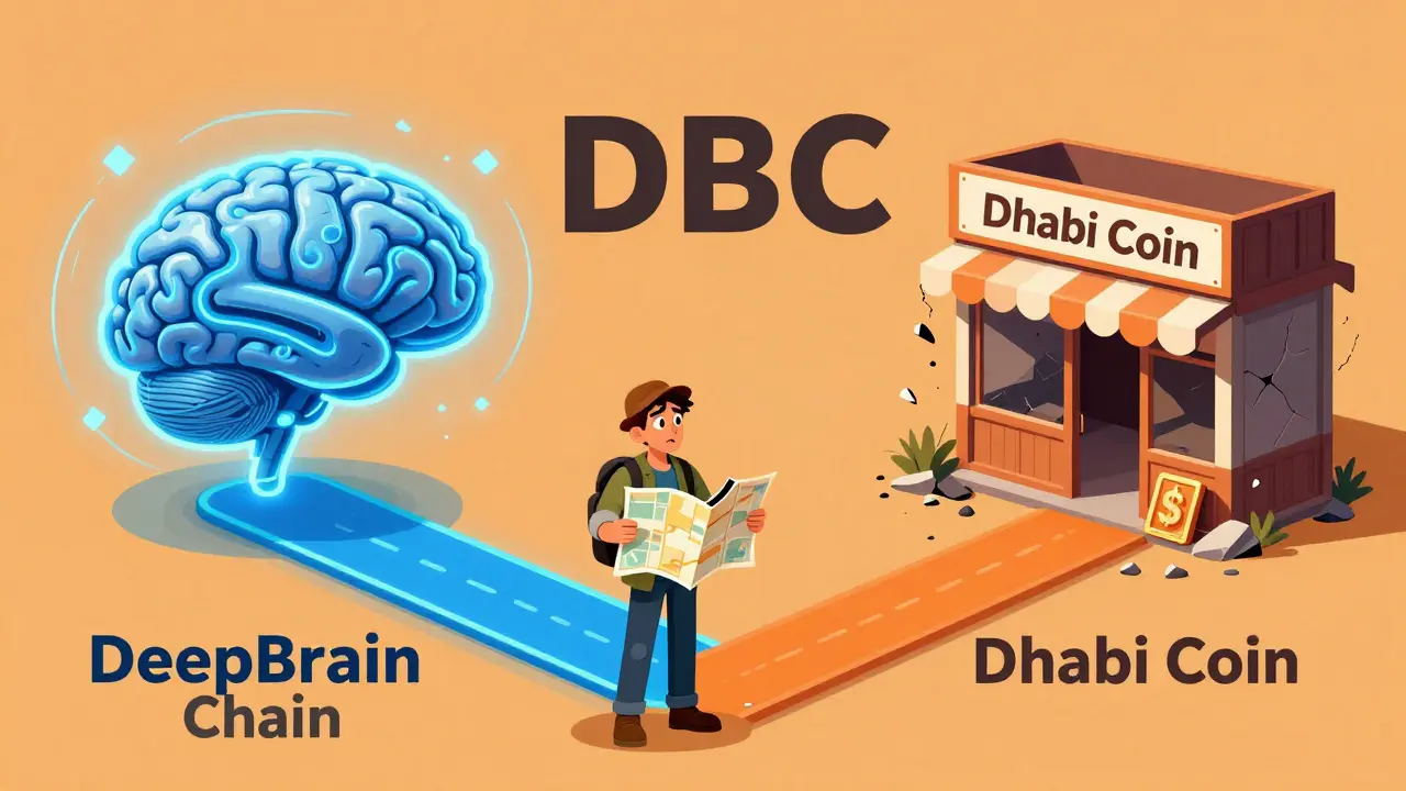 Two diverging paths for DBC ticker confusion