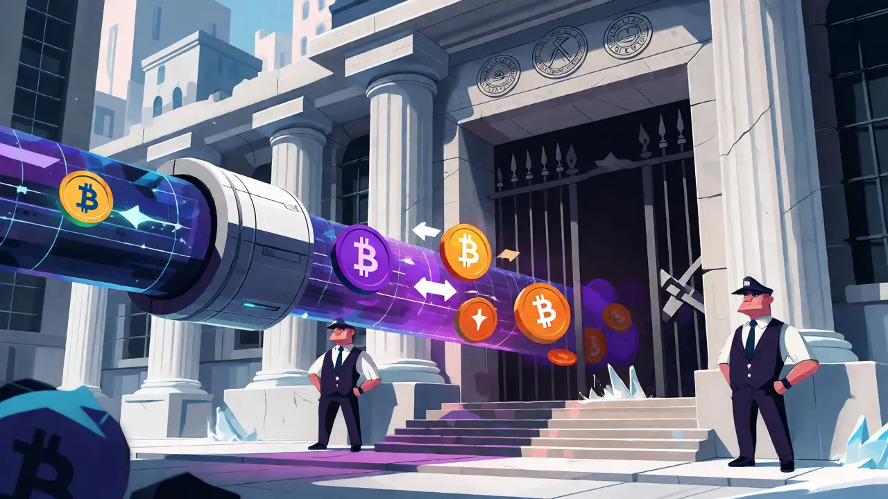 Digital crypto assets blocked by strict banking regulations in Ecuador